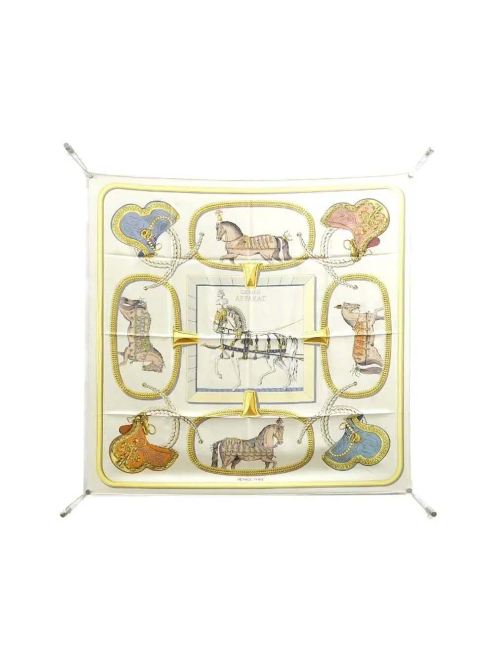 Hermes Grand Apparat Carre Scarf